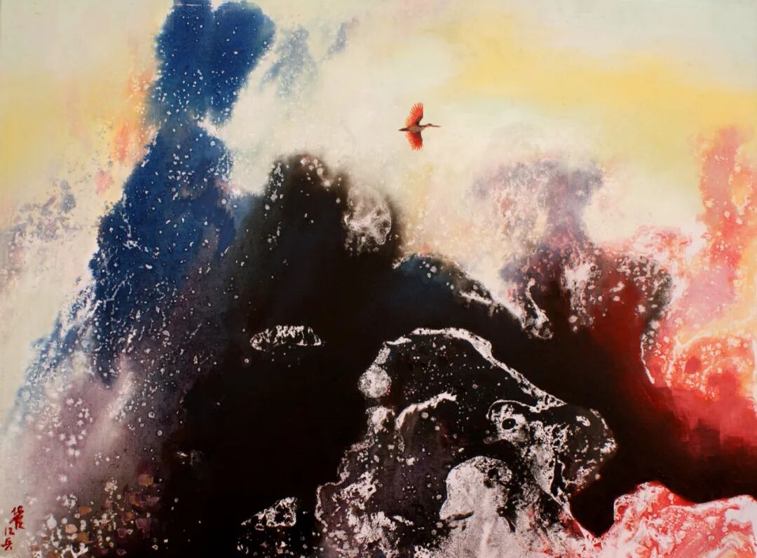 抽象之境，万象归心！“蔡兵当代抽象油画作品展”重磅亮相！双节观展有